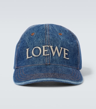 Logo denim baseball cap | Loewe