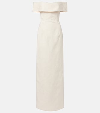 Robe longue Clover en brocart | Markarian