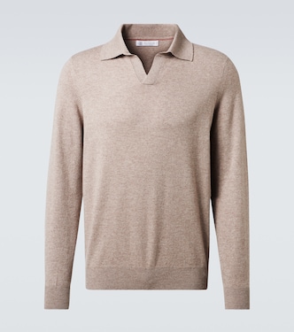 Cashmere polo sweater | Brunello Cucinelli