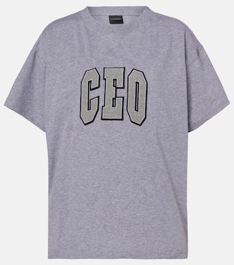 T-Shirt CEO Team aus Baumwoll-Jersey | Balenciaga