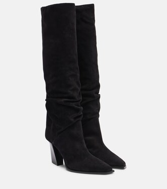 Stiefel Hart 85 aus Veloursleder | Jimmy Choo