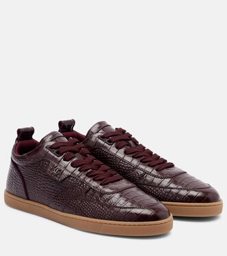 Tutti Rui croc-effect leather sneakers | Christian Louboutin
