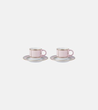 Diva set of 2 espresso cups and saucers | Ginori 1735