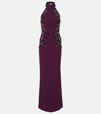 Beatrice embellished crêpe gown | Rebecca Vallance