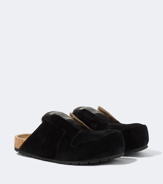 Dumbo suede slides | Balenciaga