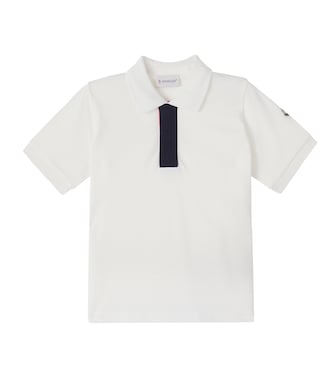 Cotton piqué polo shirt | Moncler Enfant