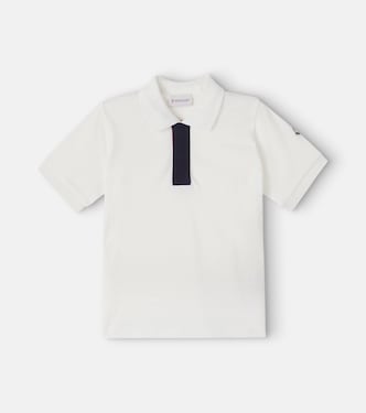 Cotton piqué polo shirt | Moncler Enfant
