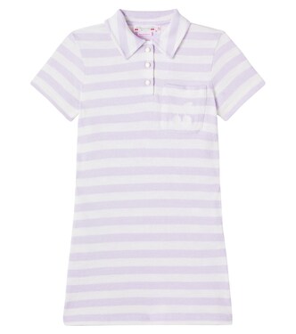 Striped cotton polo dress | Bonpoint