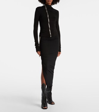 Lilies Gary jersey jacket in black - Rick Owens | Mytheresa