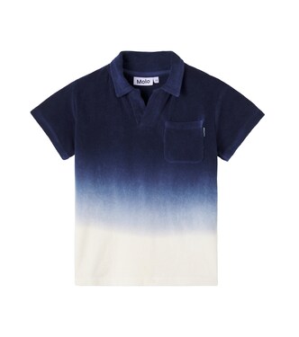 Randel ombré cotton terry polo shirt | Molo