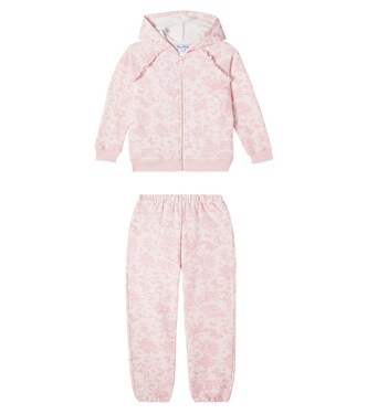 Cotton fleece hoodie and sweatpants set | Tartine et Chocolat