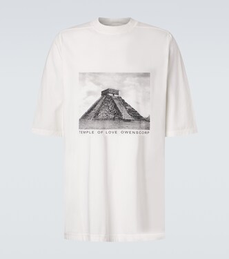 DRKSHDW Jumbo printed cotton jersey T-shirt | Rick Owens