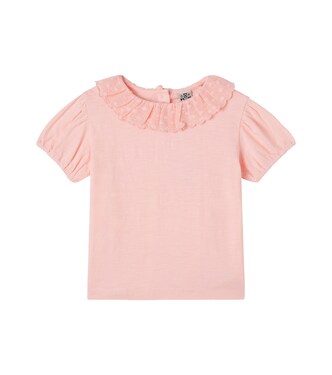 Niris lace-trimmed cotton T-shirt  | Bonton