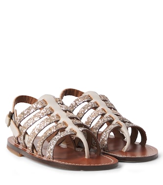 Sequined leather sandals | PèPè