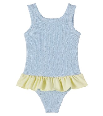 Denise ruffled swimsuit | Hunza G Kids