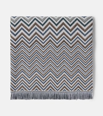 Antwan fringed wool-blend throw | Missoni