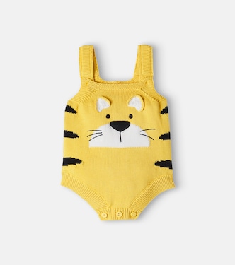 Baby knitted cotton bodysuit | Stella McCartney Kids