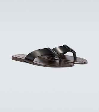 Dan leather thong sandals | The Row