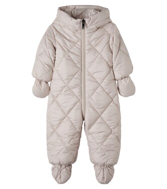 Baby quilted snowsuit | Il Gufo