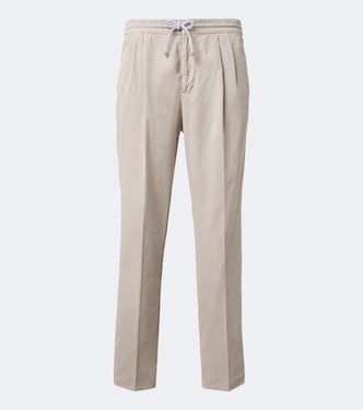 Pantalon fuselé en coton | Brunello Cucinelli