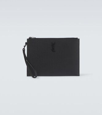Paris leather tablet pouch | Saint Laurent