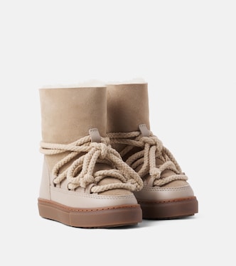 Schneestiefel Classic High aus Veloursleder | Inuikii Kids