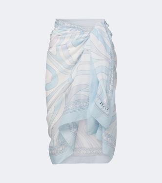 Orchidee cotton beach cover-up | Pucci