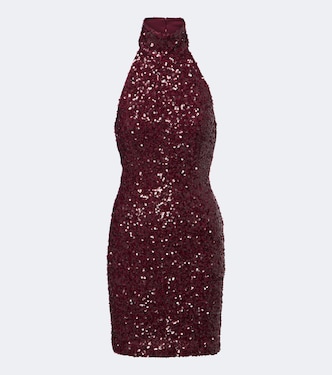 Sequined halterneck minidress | Rotate