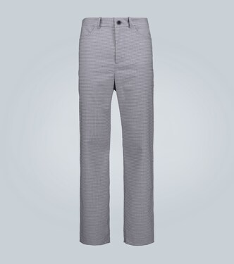 Theo straight-leg houndstooth pants | Goetze