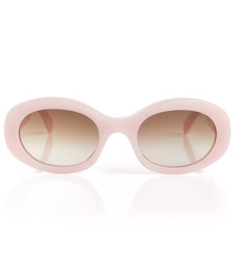 Oval acetate sunglasses | Celine Eyewear