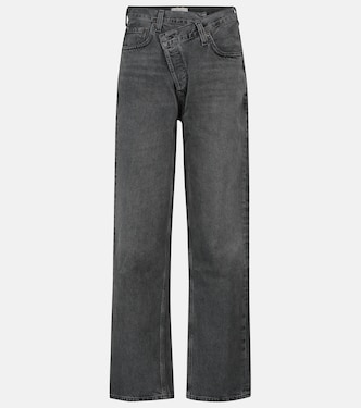 Criss Cross high-rise straight jeans | Agolde
