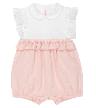 Baby cotton romper | Il Gufo