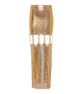 Cutout mesh midi skirt | Christopher Kane