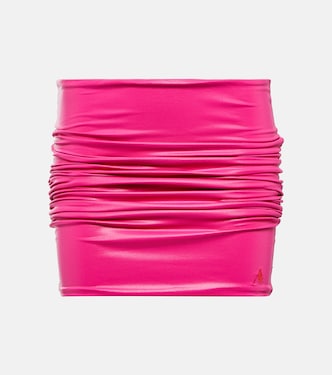 Minifalda de lycra fruncida | The Attico