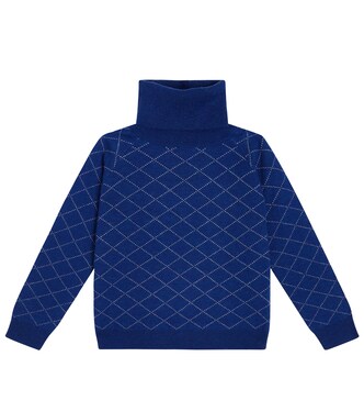 Tupac checked wool turtleneck sweater | Morley