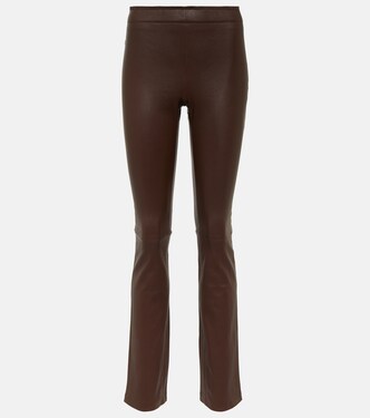 Pantalon bootcut en cuir | Stouls