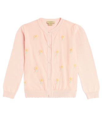 Floral cotton cardigan | Stella McCartney Kids