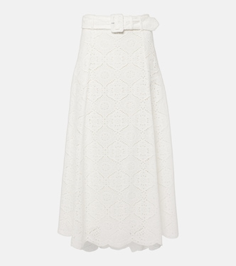 Vintry broderie anglaise maxi skirt | Veronica Beard