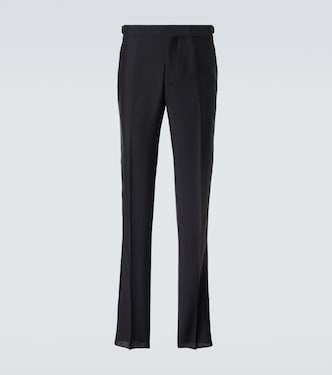 Modluca wool tuxedo pants | Rubinacci