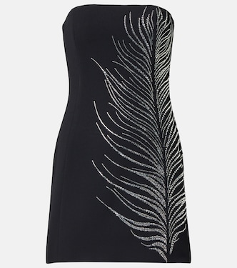 Crystal-embellished cady minidress | David Koma