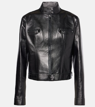 Leather biker jacket | Magda Butrym