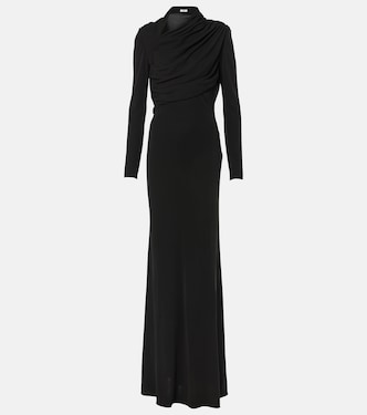 Joy pleated jersey maxi dress | Fforme