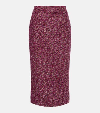Sequined tweed midi skirt | Alessandra Rich