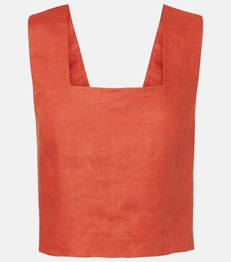 Cozumel linen top | Asceno