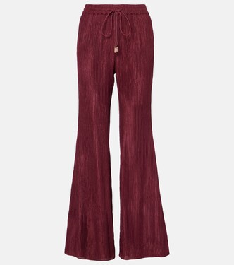 Pantalon évasé Claude en soie | Gabriela Hearst