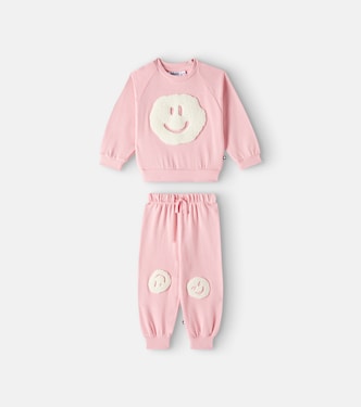 Baby Disc sweatshirt and sweatpants set | Molo