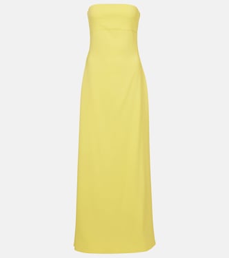 Caped strapless bustier gown | Jacquemus