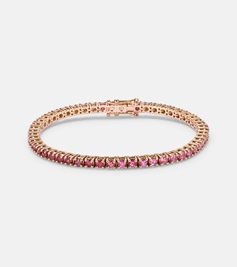 Bracelet en or rose 14 ct et saphirs | Roxanne First