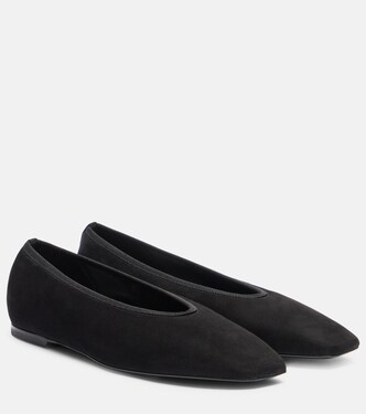 Ballerinas aus Veloursleder | Toteme