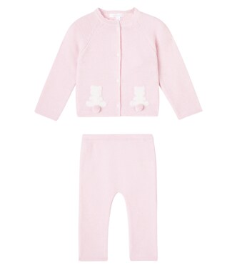 Baby knitted cardigan and pants set | Patachou